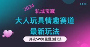 (11541期)私域宝藏:大人玩具情趣赛道合规新玩法,零投入,私域超高流量成单率高-学仕资源网