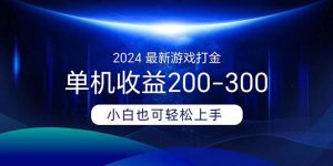（11542期）2024最新游戏打金单机收益200-300-学仕资源网