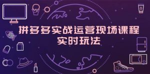 (11759期)拼多多实战运营现场课程,实时玩法,爆款打造,选品、规则解析-学仕资源网