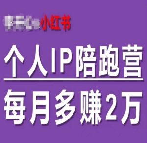 小红书个人IP陪跑营,60天拥有自动转化成交的双渠道个人IP,每月多赚2w-学仕资源网