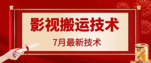 7月29日最新影视搬运技术,各种破百万播放-学仕资源网
