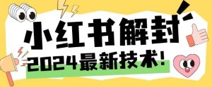 2024最新小红书账号封禁解封方法,无限释放手机号-学仕资源网