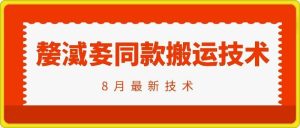 抖音96万粉丝账号【嫠㵄㚣】同款搬运技术-学仕资源网