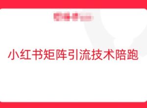小红书矩阵引流技术,教大家玩转小红书流量-学仕资源网